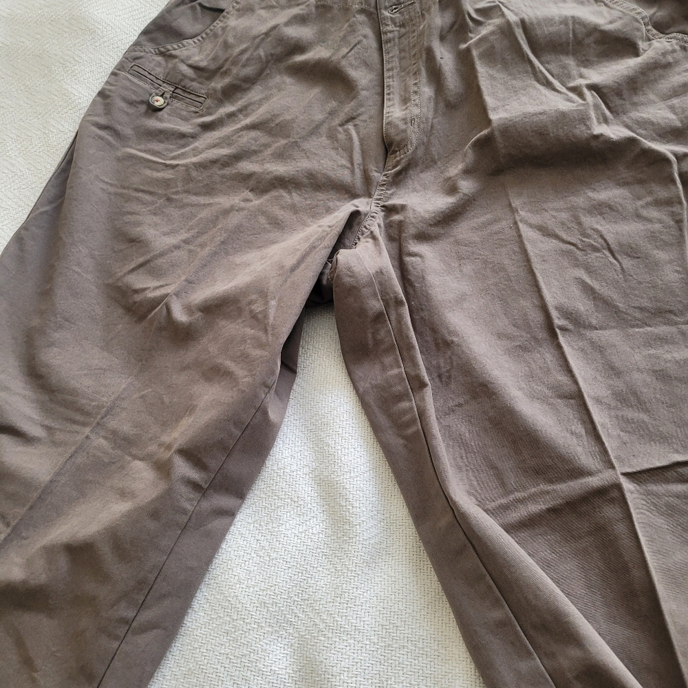 Columbia Brown Chinos Relaxed Fit Cotton Blend